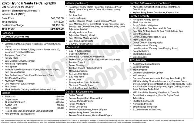 hyundai santa fe 2025 5NMP5DGL1SH084498 image hyundai santa fe 2025 5NMP5DGL1SH084498 image